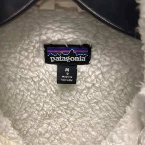 Patagonia 10 Medium Los Gatos 1/4 Zip Fluffy Pullover - Picture 8 of 12